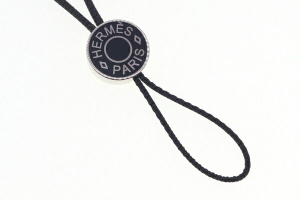 エルメス 携帯ストラップ セリエ シルバー ブラック - メルカリ