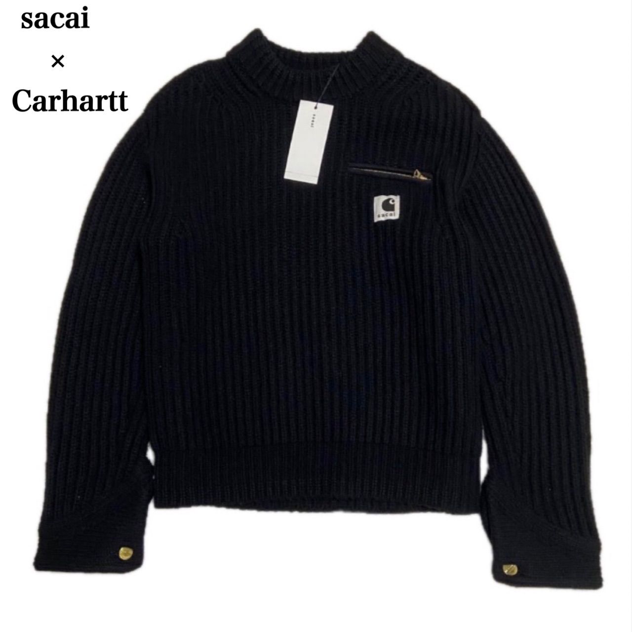 サカイ × カーハート コラボ ニット デトロイト sacai × Carhart WIP