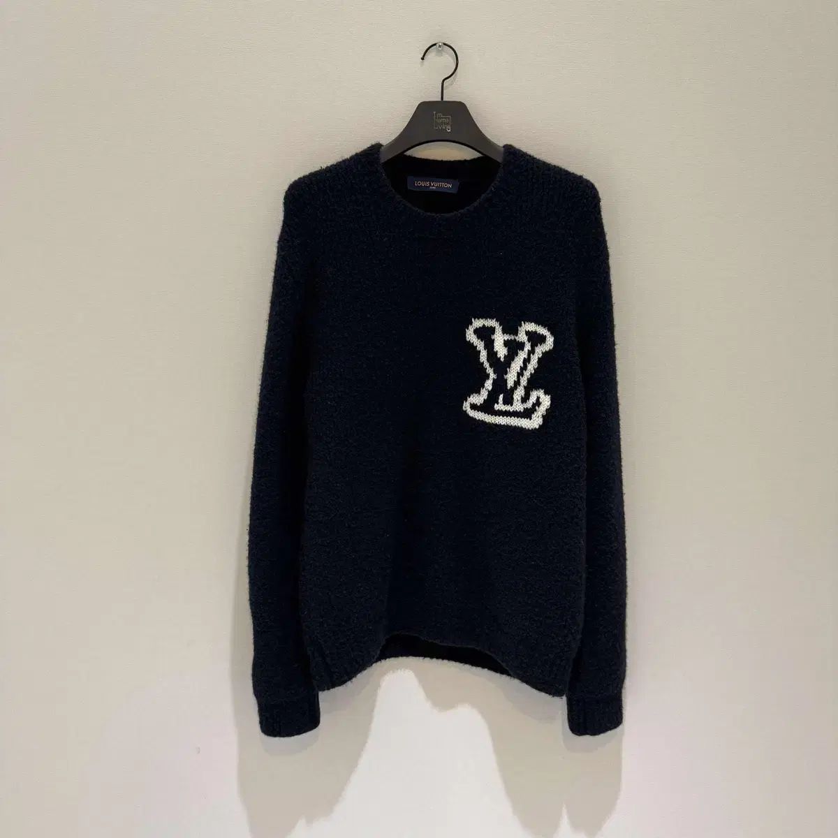 Lサイズ ルイヴィトン LV インタルシア クルーネック ニット セーター