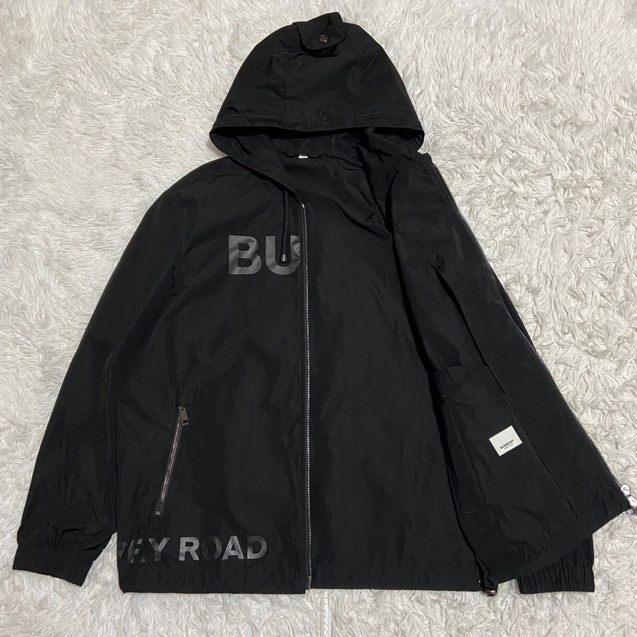 BURBERRY ホースフェリー　ナイロンジャケット Lサイズ バーバリー BURBERRY ホースフェリー シェイプメモリータフタ ナイロン
