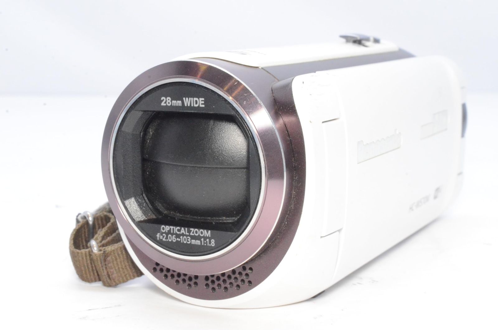 パナソニック HDビデオカメラ W570M ワイプ撮り 90倍ズーム ホワイト