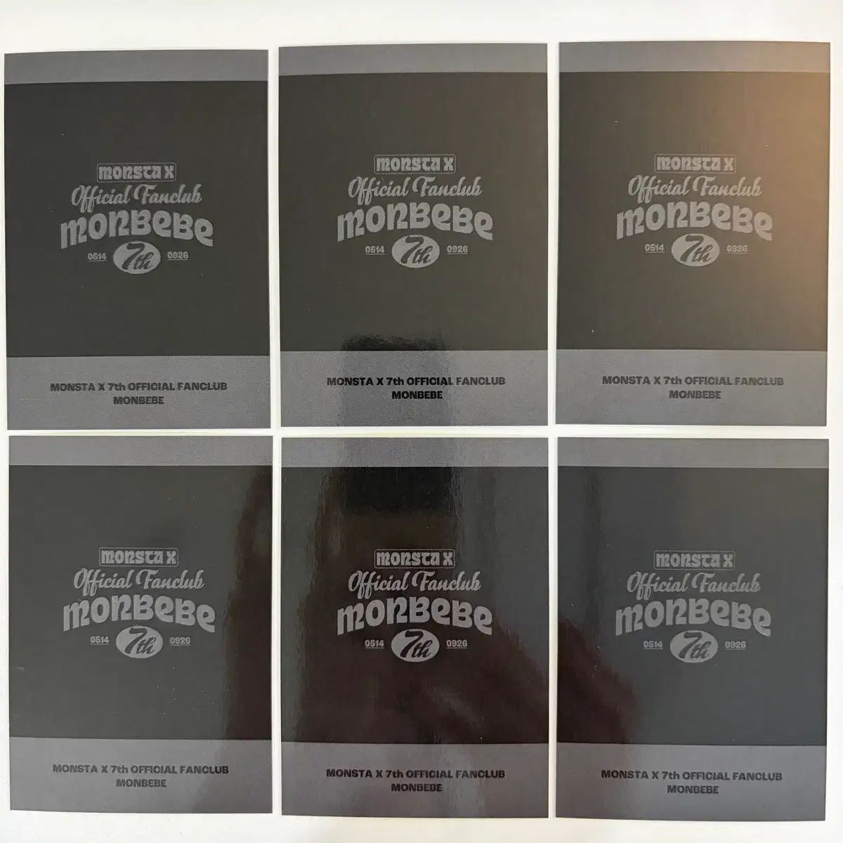 MONSTA X(モンスタエックス・モネク) トレカ 6枚 (トップスホルダー