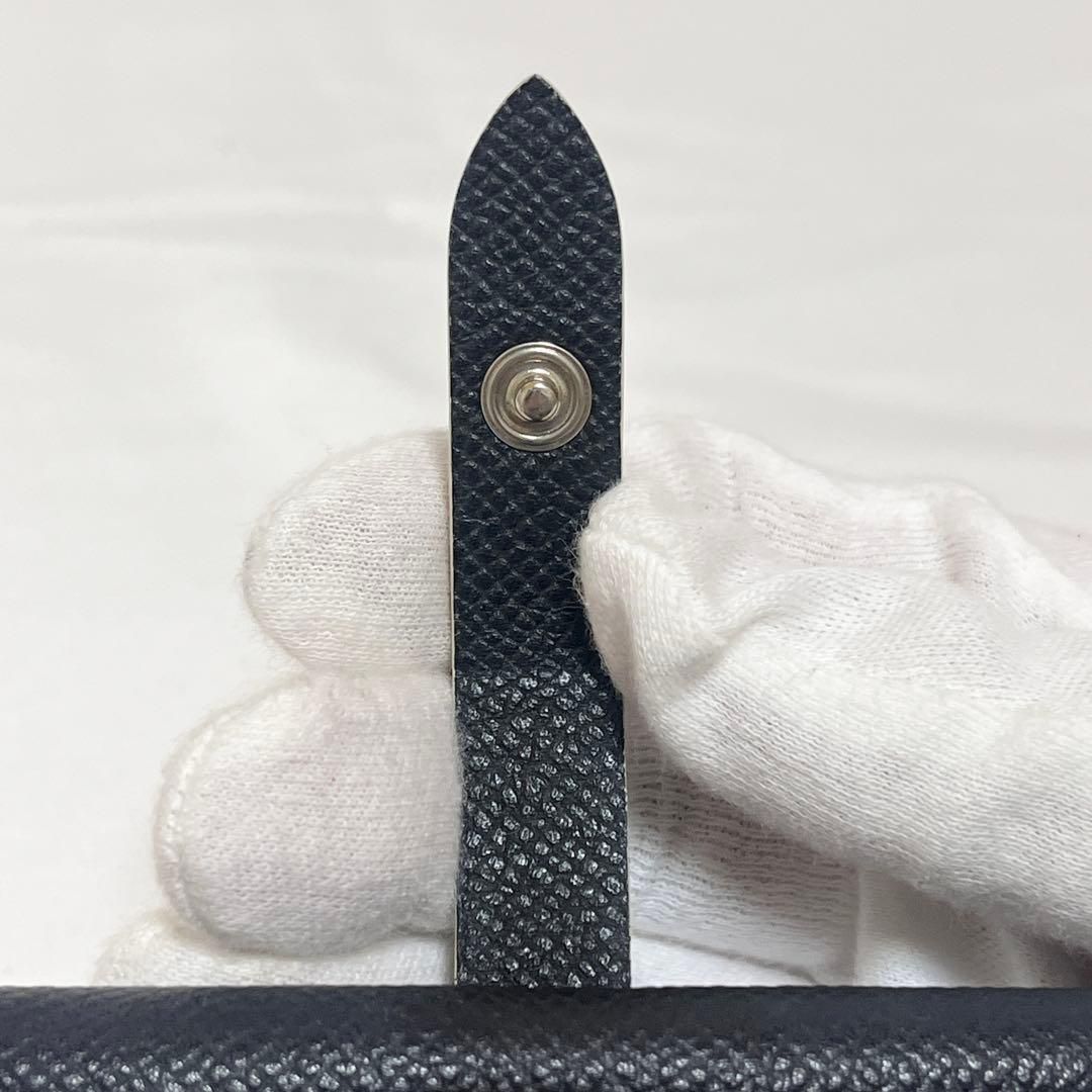 CELINE セリーヌ キーケース 6連 バイカラー レザー ブラック ベージュ