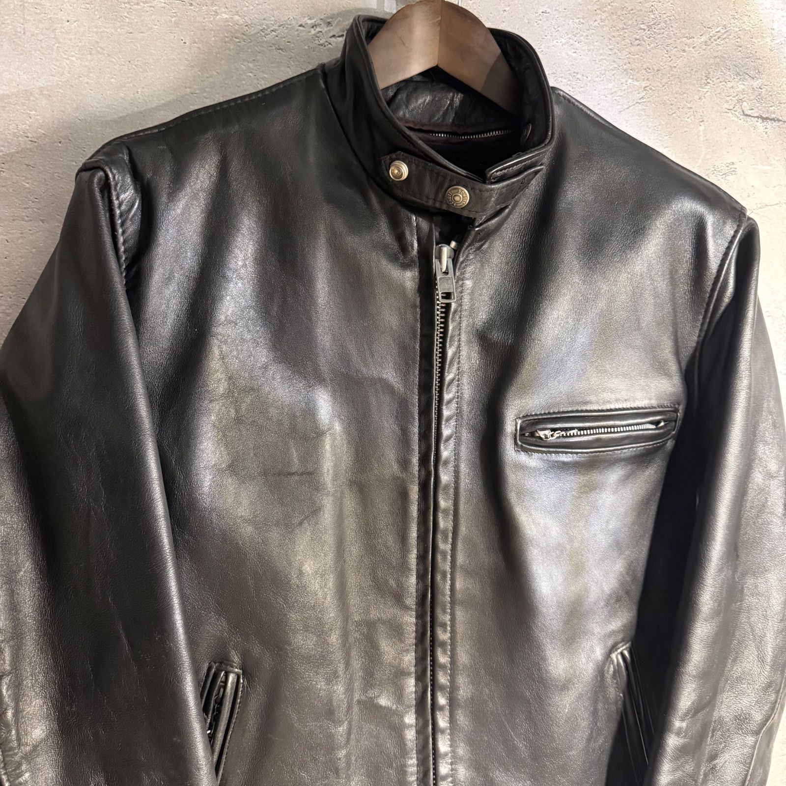 Schott ショット レザージャケット 40 USA製 インナーボア付き