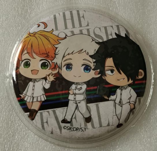 e➕約束のネバーランド➕ エマ & ノーマン & レイ 缶バッジ - メルカリ