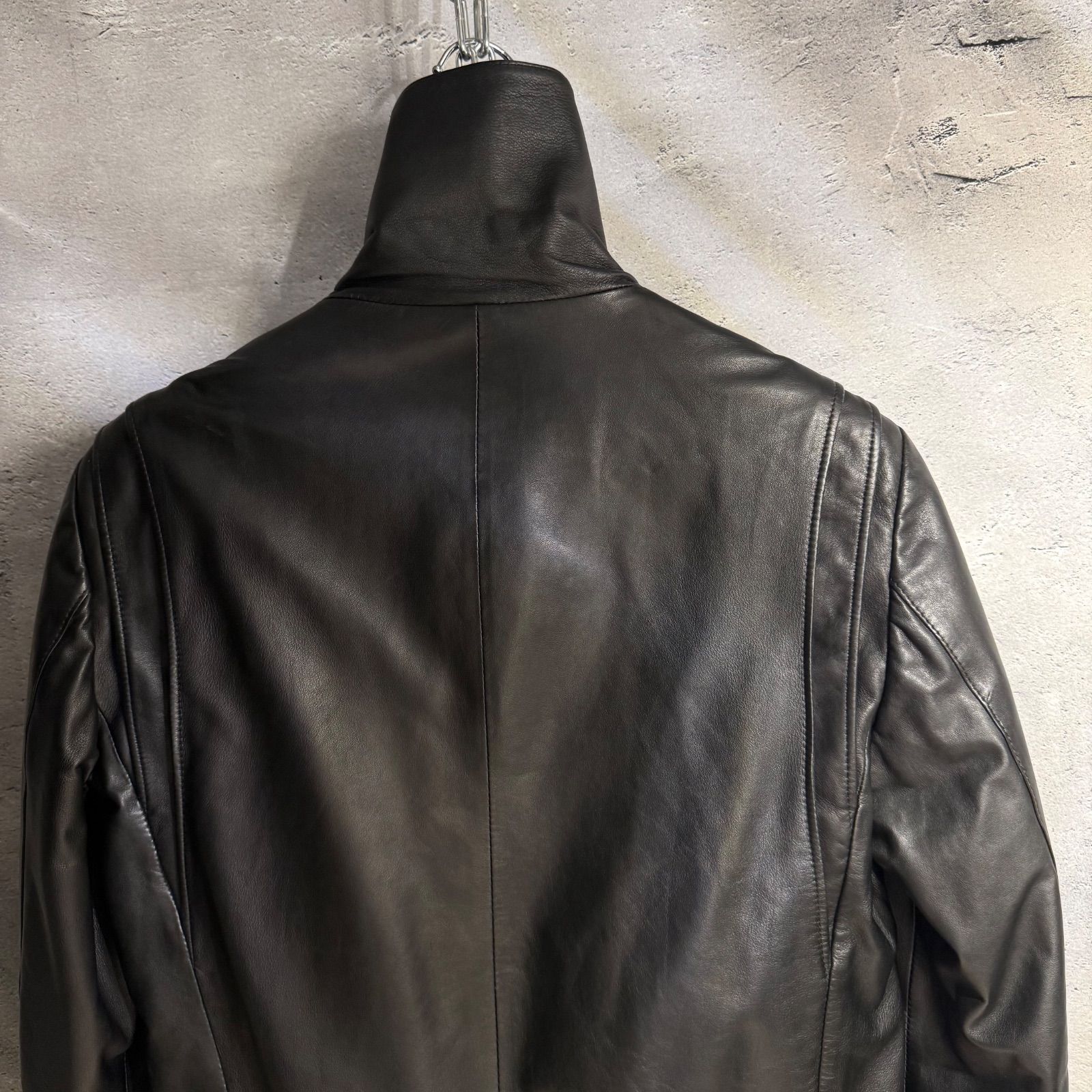 Paul Smith ファーストライン ラムレザー ハイネック ジャケット L 羊