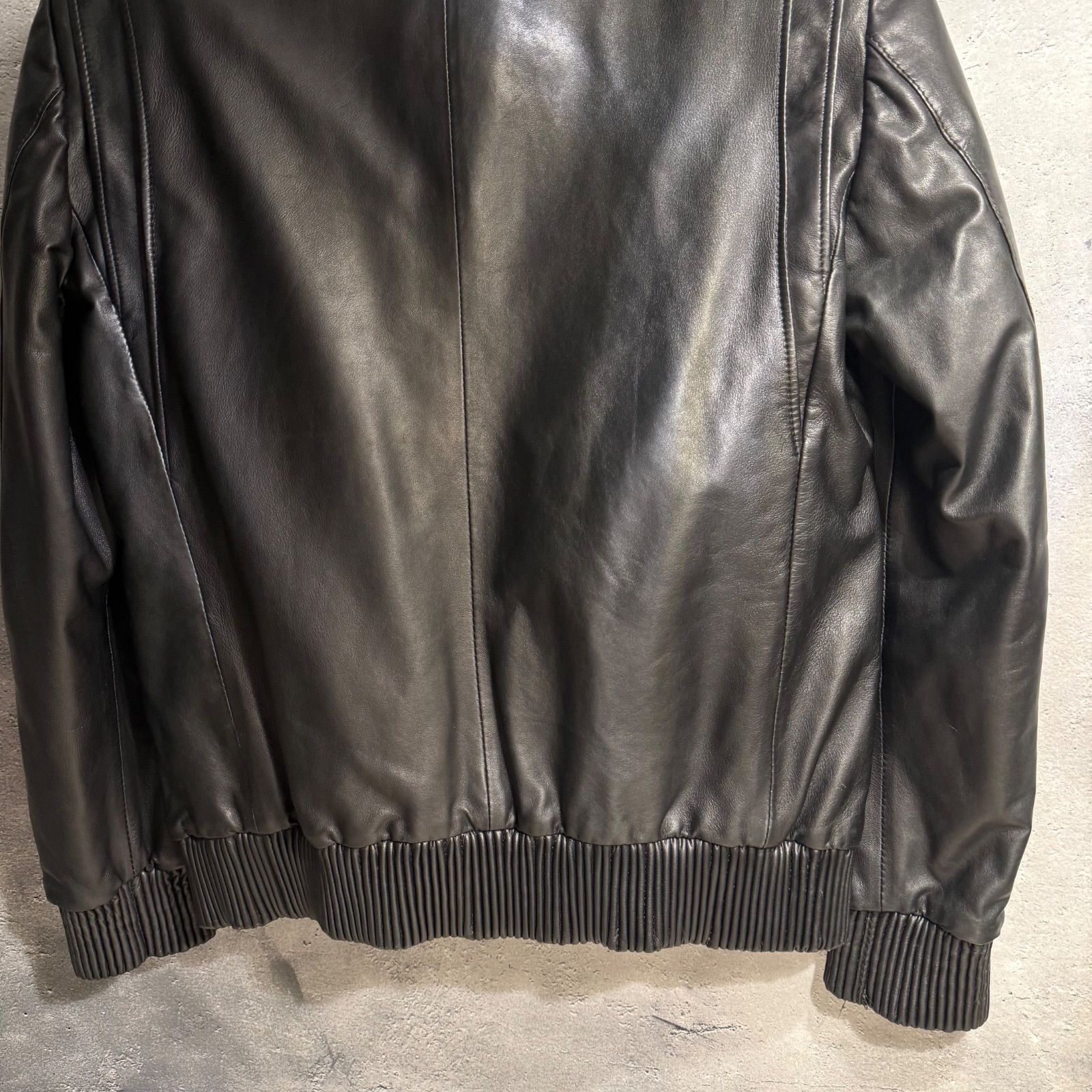 Paul Smith ファーストライン ラムレザー ハイネック ジャケット L 羊