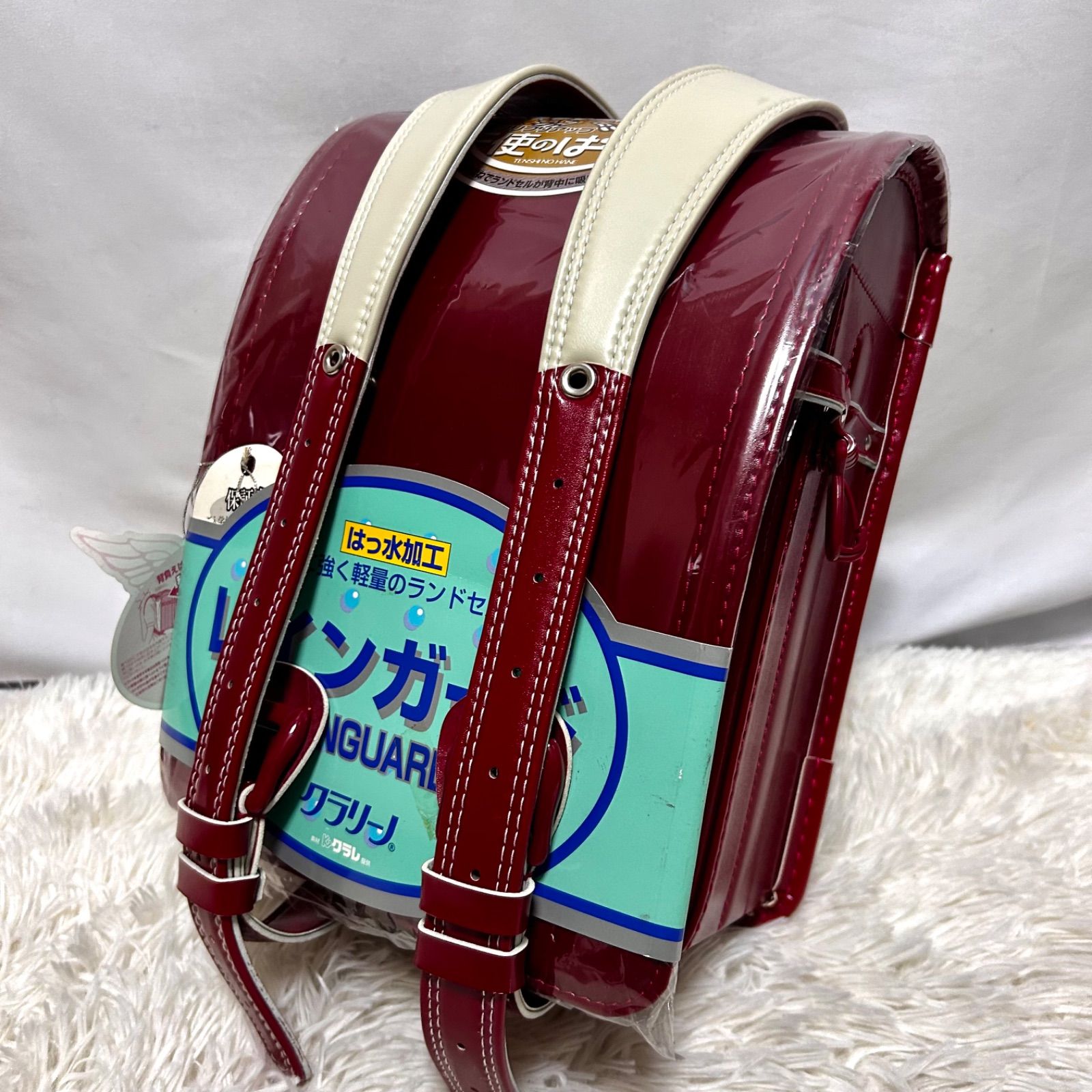 未使用B品 クラリーノ ランドセル レザー 赤 レッド 付属品充実 - メルカリ