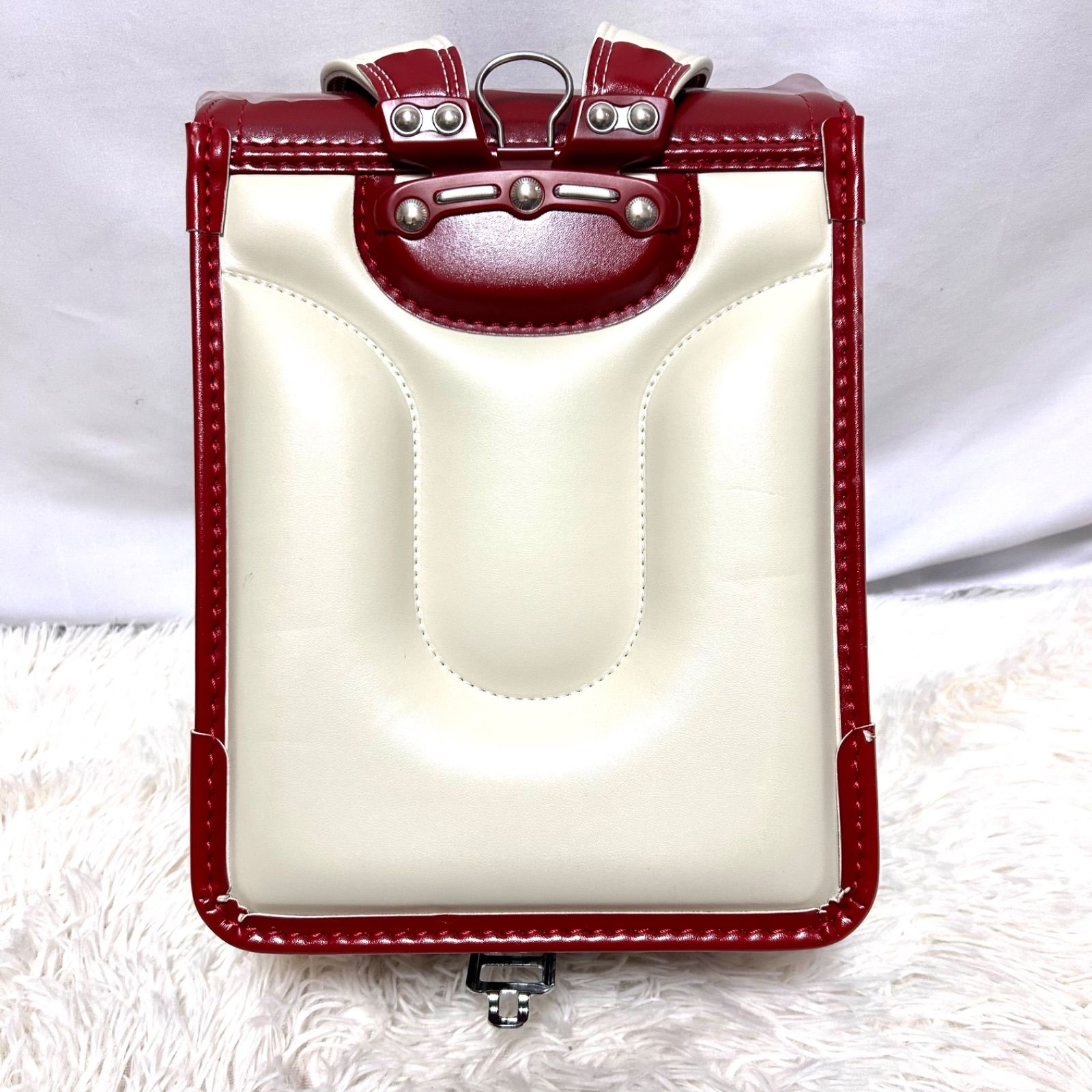 未使用B品 クラリーノ ランドセル レザー 赤 レッド 付属品充実 - メルカリ