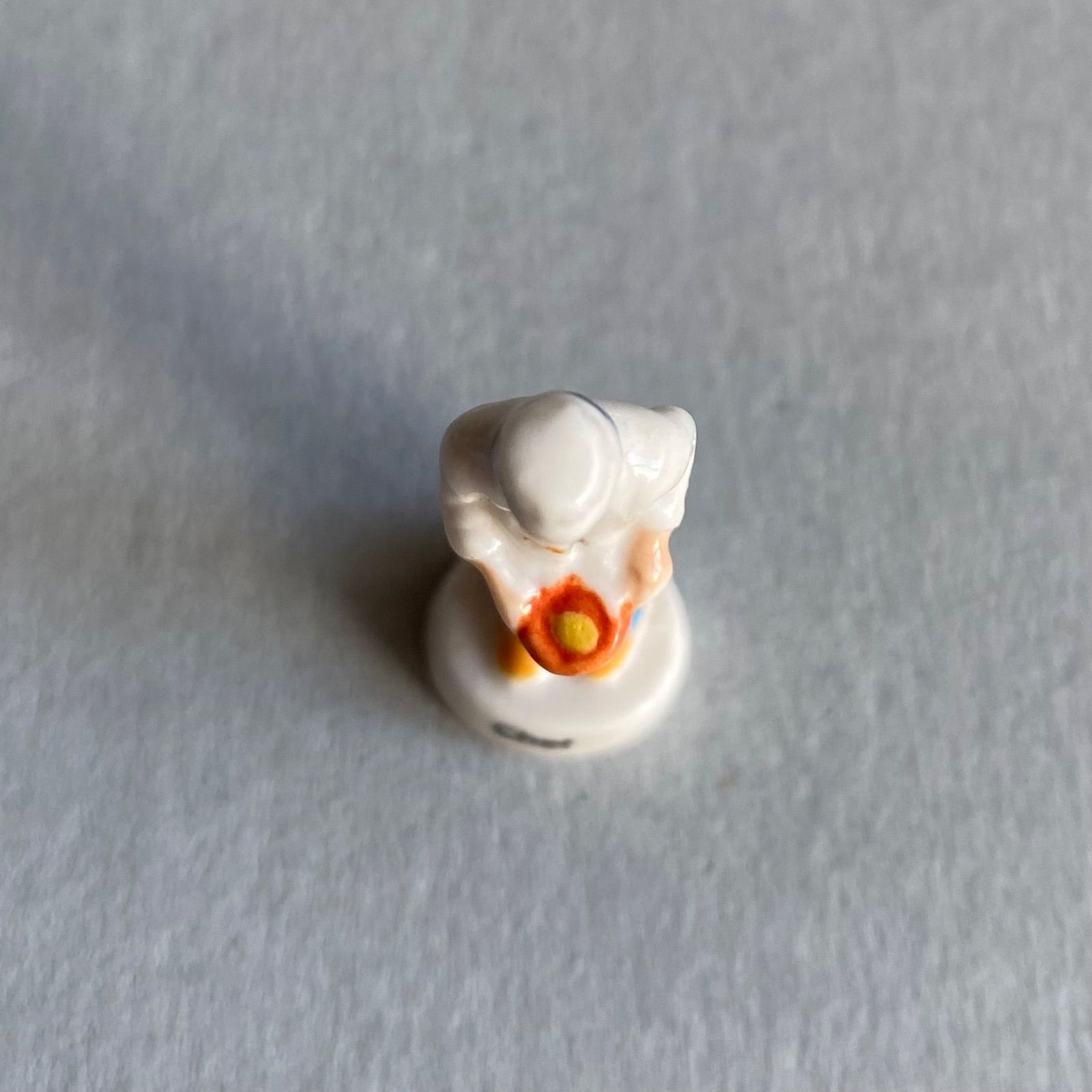 シェフのフェーブ／フランス雑貨／陶器ミニチュア／ブロカント