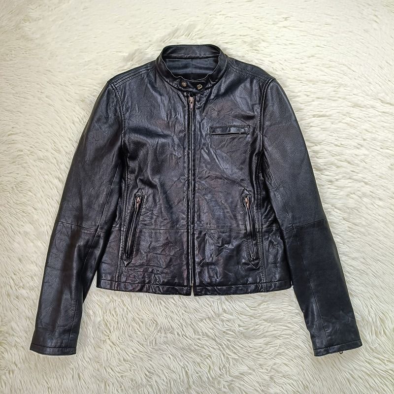 UNITED ARROWS ユナイテッドアローズ シングルライダースジャケット 36