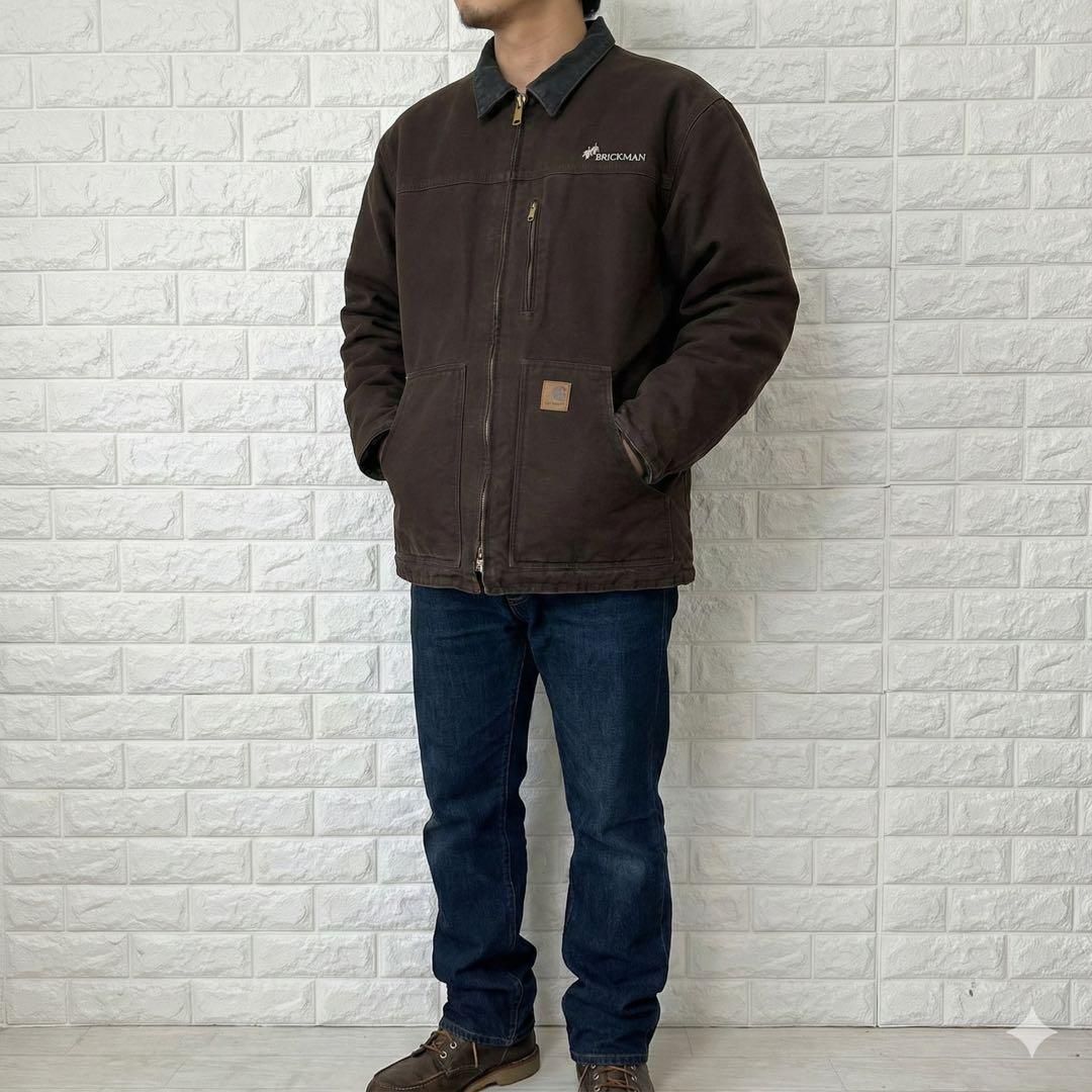 カーハート リッジコード 裏ボア ブラウン XL ダックジャケット 1919