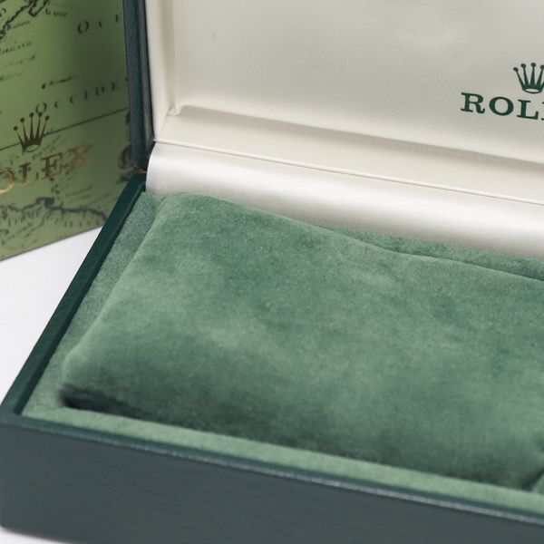 良品 ロレックス 空箱/BOX 緑/グリーン 77080 メンズ/レディース腕時計