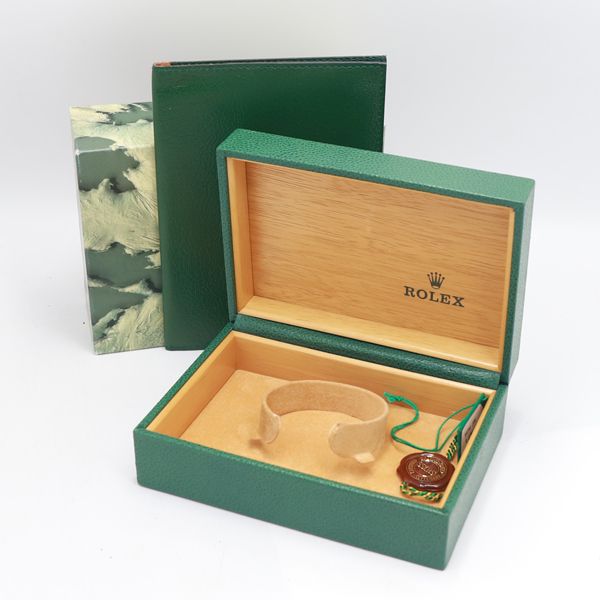良品 ロレックス 空箱/BOX 緑/グリーン メンズ/レディース腕時計用 KRK