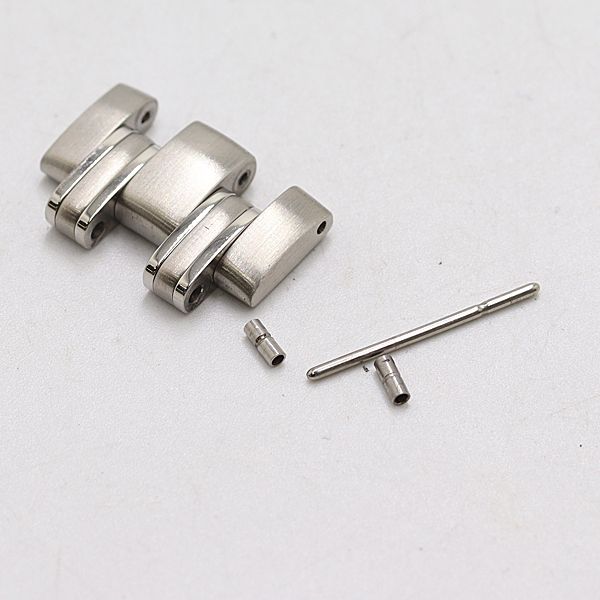 メンズ 良品 オメガ シーマスター 純正コマ 3コマ シルバーカラー 18mm