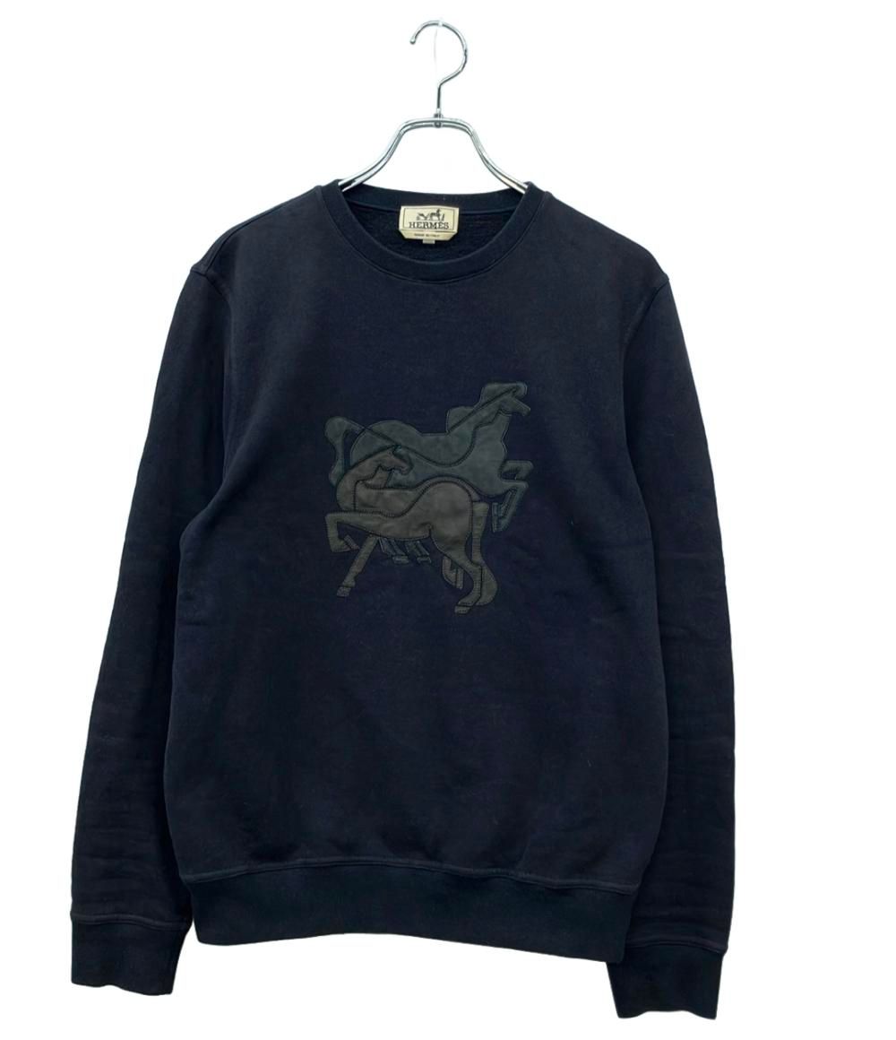 エルメス トレーナー レザーパッチ メンズ SIZE M HERMES - メルカリ