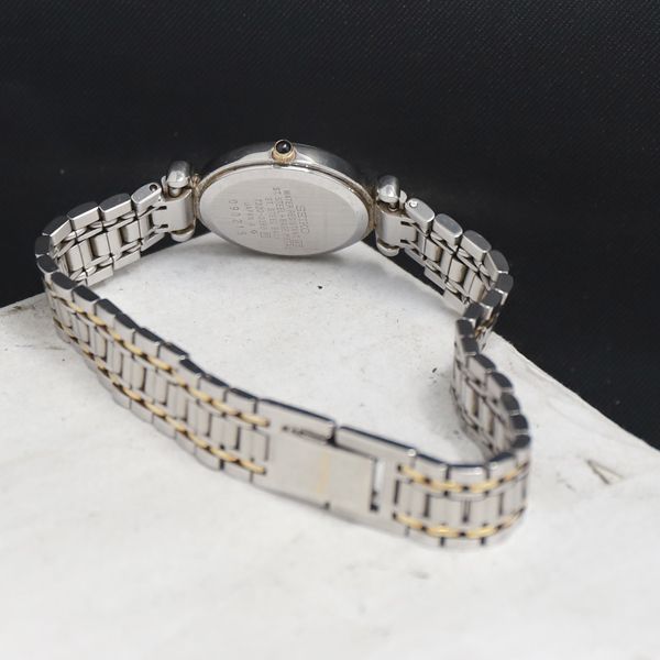 QZ セイコー エクセリーヌ 7320-0380 白文字盤 レディース腕時計