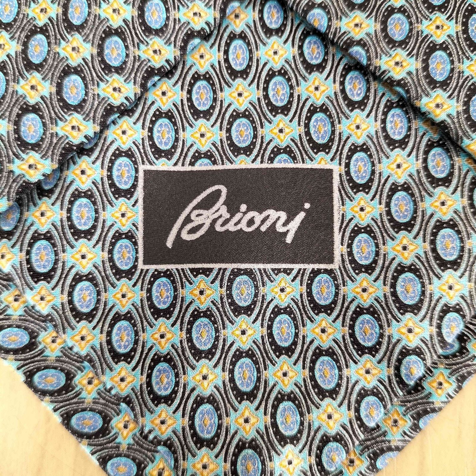 BRIONI(ブリオーニ) シルク100 総柄ネクタイ メンズ ファッション雑貨 ブリオーニ BRIONI シルク100 総柄ネクタイ メンズ 表記無 - メルカリ