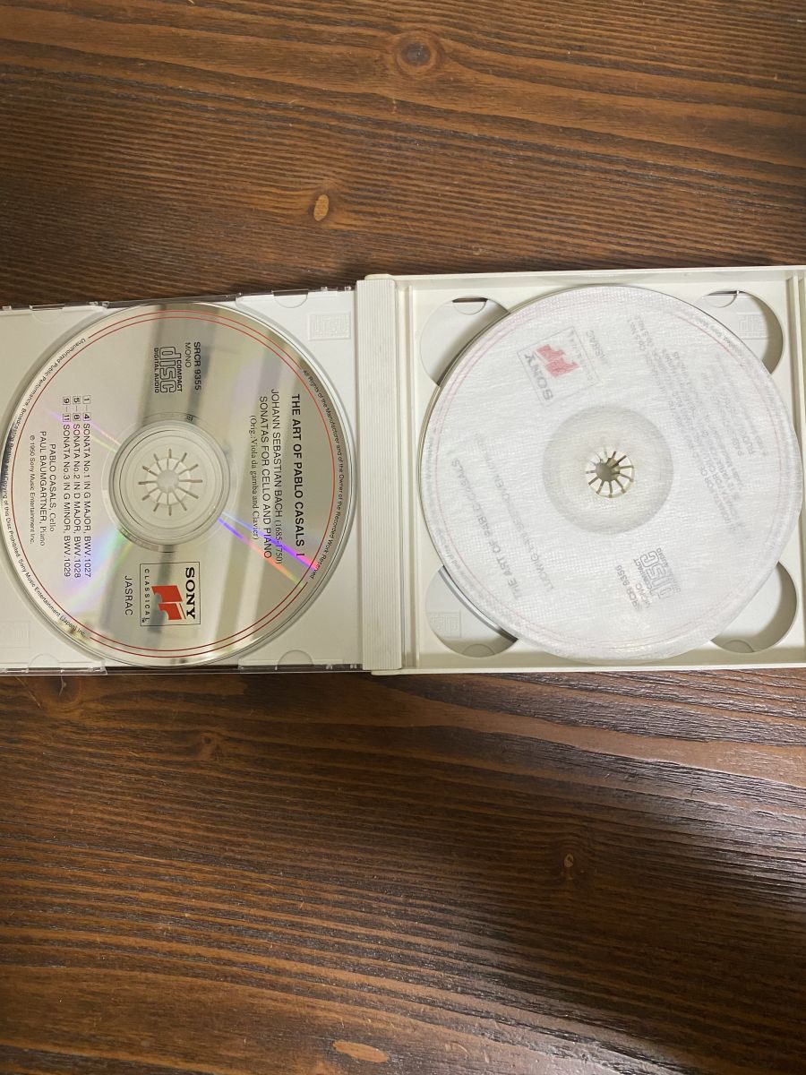 パブロ・カザルス 不滅の芸術 1 ソニー・ミュージックレコーズ【4CD