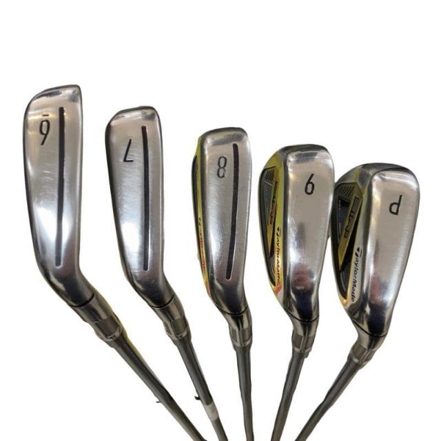 中古】 テーラーメイド SIM2 MAX 5S アイアンセット IR TENSEI BLUE