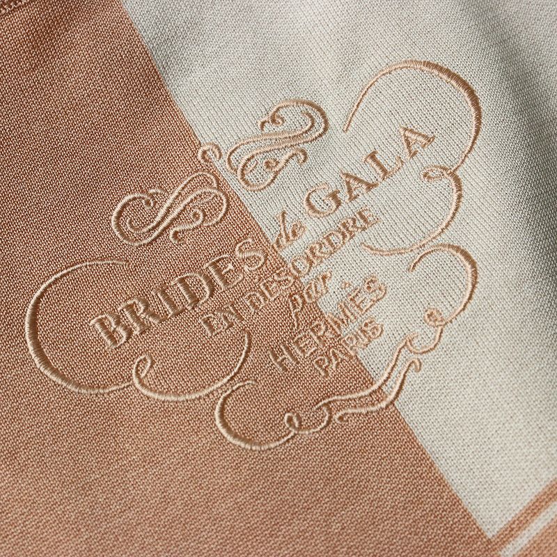 美品 2024SS エルメス HERMES 無秩序 フィネス インターシャ編み