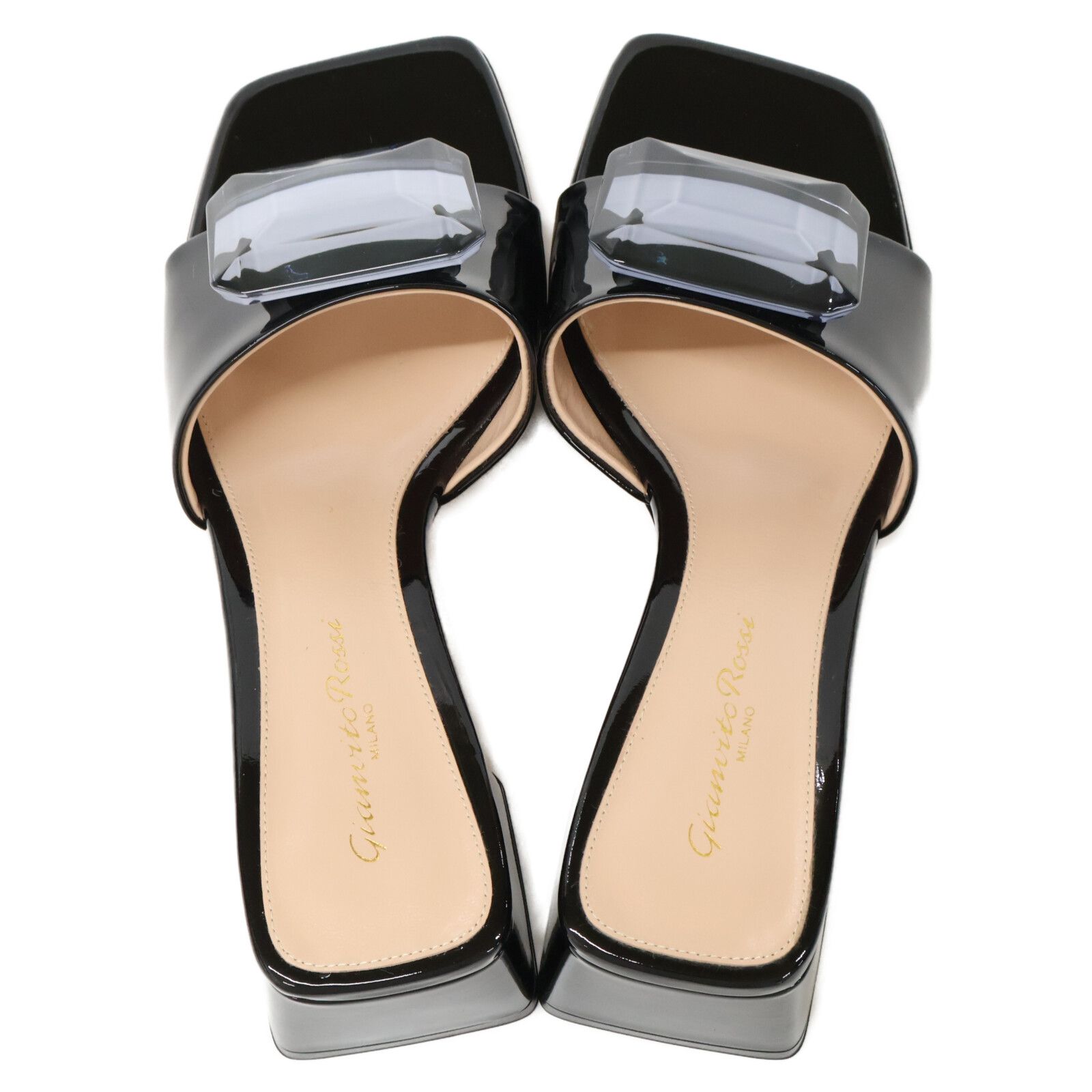 Gianvito Rossi ジャンヴィトロッシ JAIPUR SLIDE ヒールサンダル 37