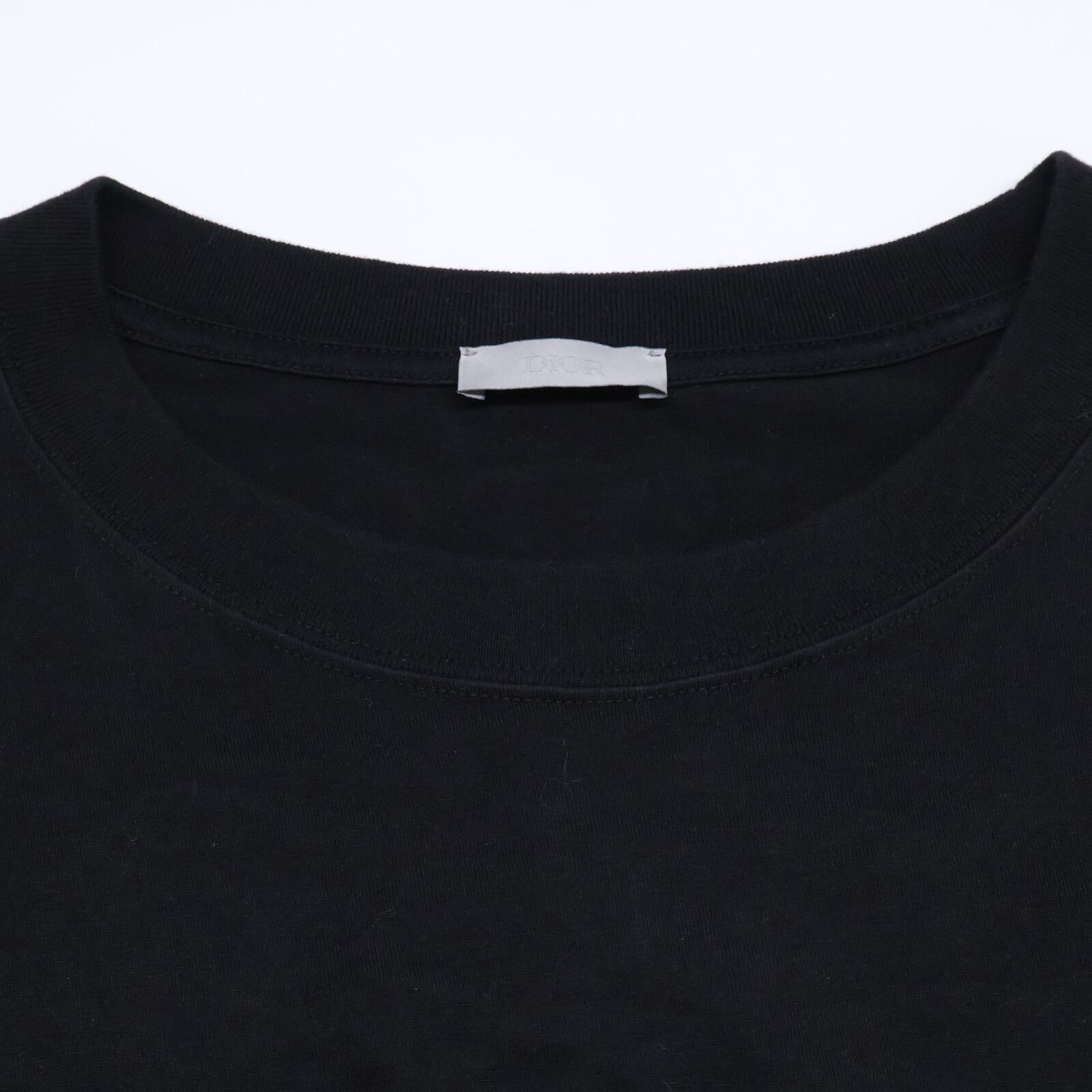 DIOR ディオール 19AW ﾌﾞﾗｯｸ 293J645A0677 ｱﾄﾘｴ刺繍 半袖Tｼｬﾂ XXL