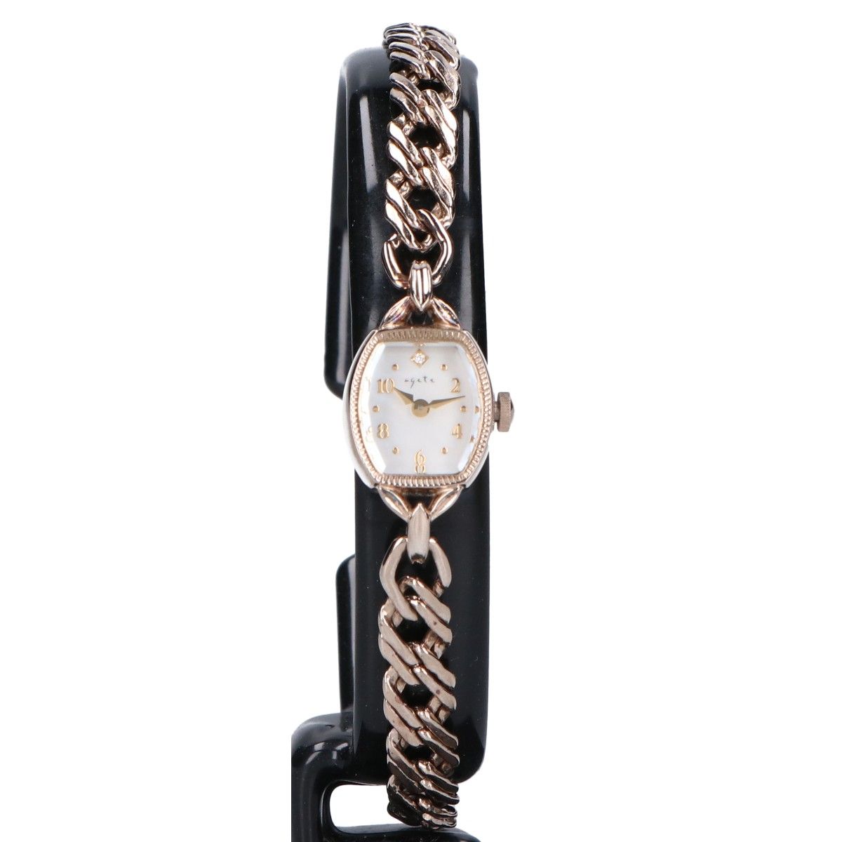 agete アガット 【美品】10181120001-03-999 D:0.005 トノーフェイス