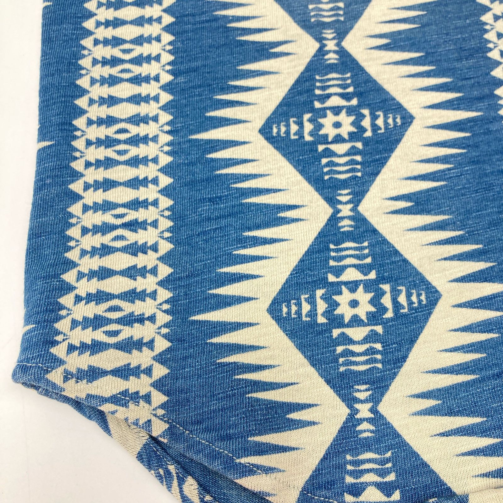 RRL ダブルアールエル ｲﾝﾃﾞｨｺﾞ ﾈｲﾃｨﾌﾞ柄 ｺﾝﾁｮﾎﾞﾀﾝ ｳｴｽﾀﾝｼｬﾂ XS - メルカリ