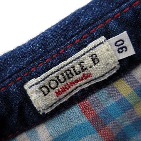 ミキハウス ダブルビー ダブルB MIKIHOUSE DOUBLE.B デニムシャツ くま
