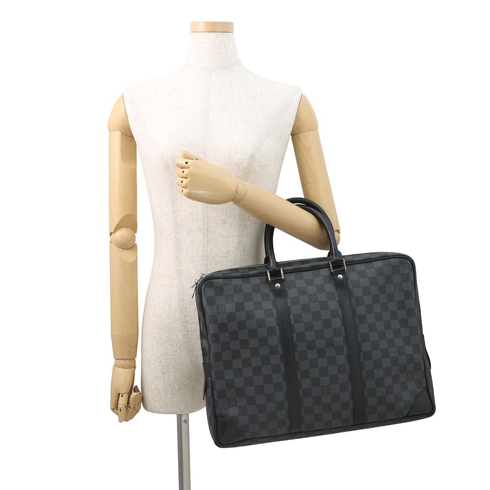 ルイヴィトン ビジネスバッグ ダミエ・グラフィット ポルトドキュマン