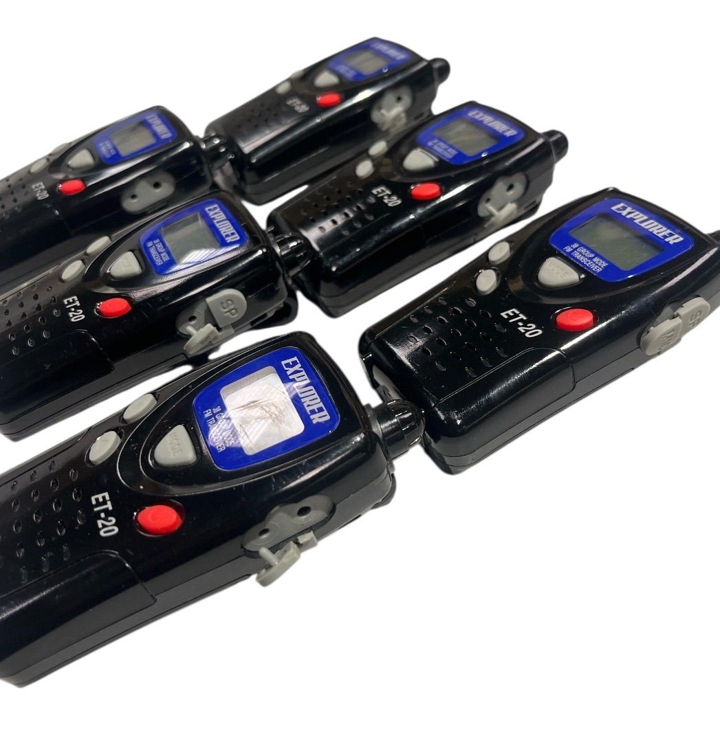 EXPLORER】ET-20 トランシーバー 6台セット（ジャンク品） - メルカリ