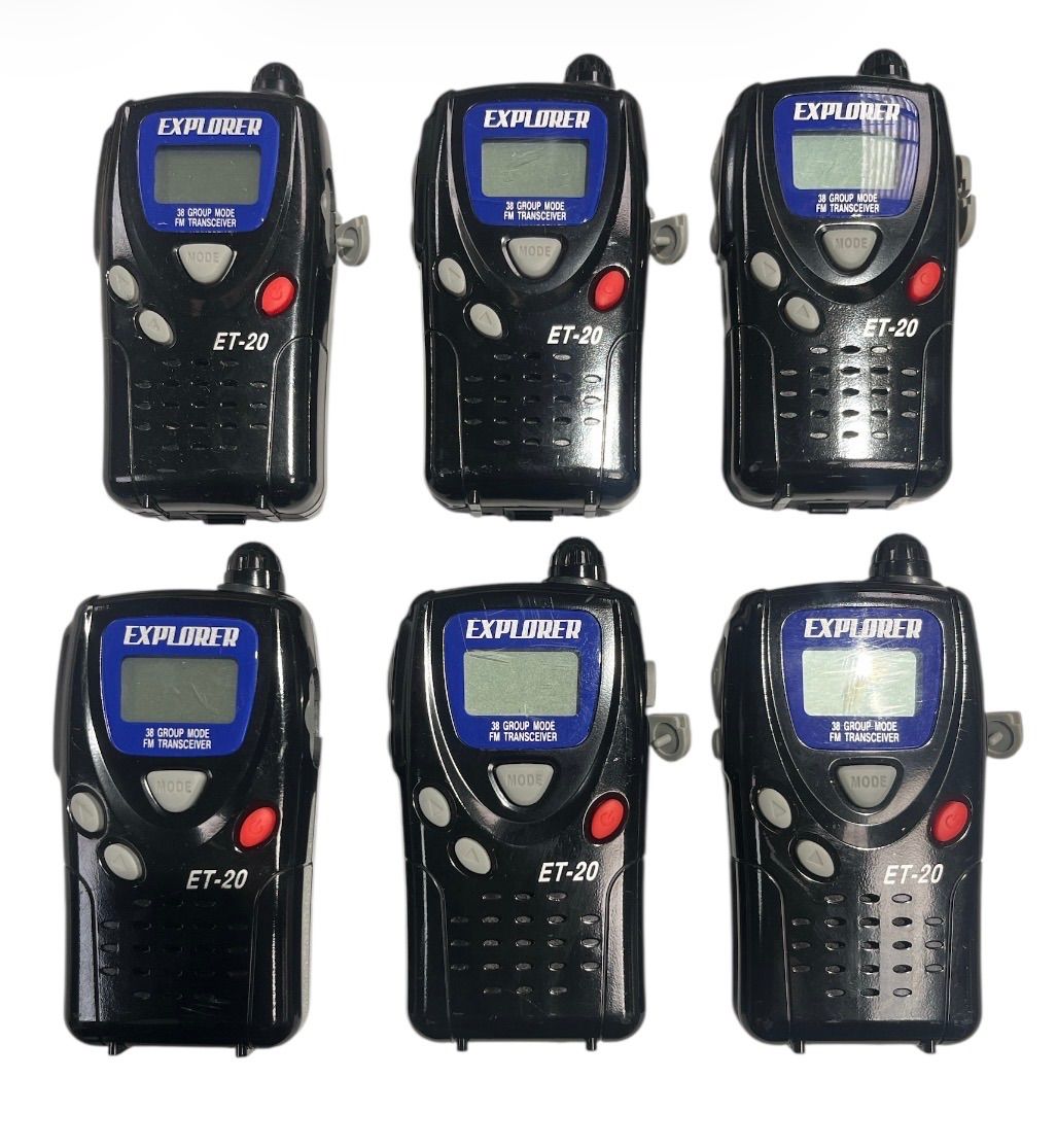 EXPLORER】ET-20 トランシーバー 6台セット（ジャンク品） - メルカリ