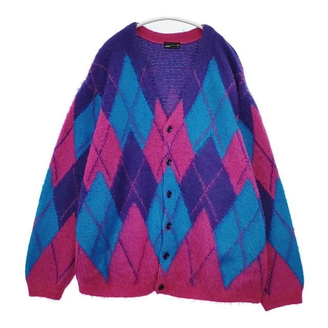 LAD MUSICIAN 2222-032 Argyle Mohair Cardigan アーガイル モヘヤ混