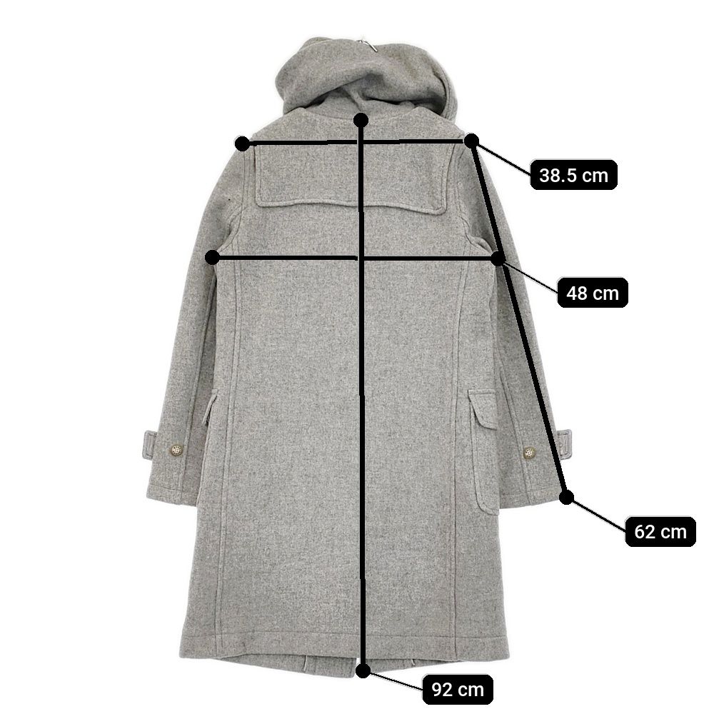 Mackintosh メルトンウール ナイロン 日本製 サイズ40 ダッフルコート