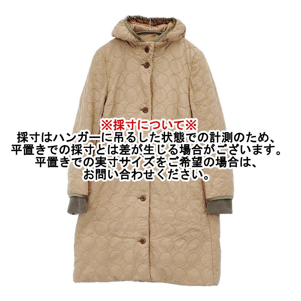 mina perhonen tambourine qa6332 刺繍 フード サイズ36 ダウンコート