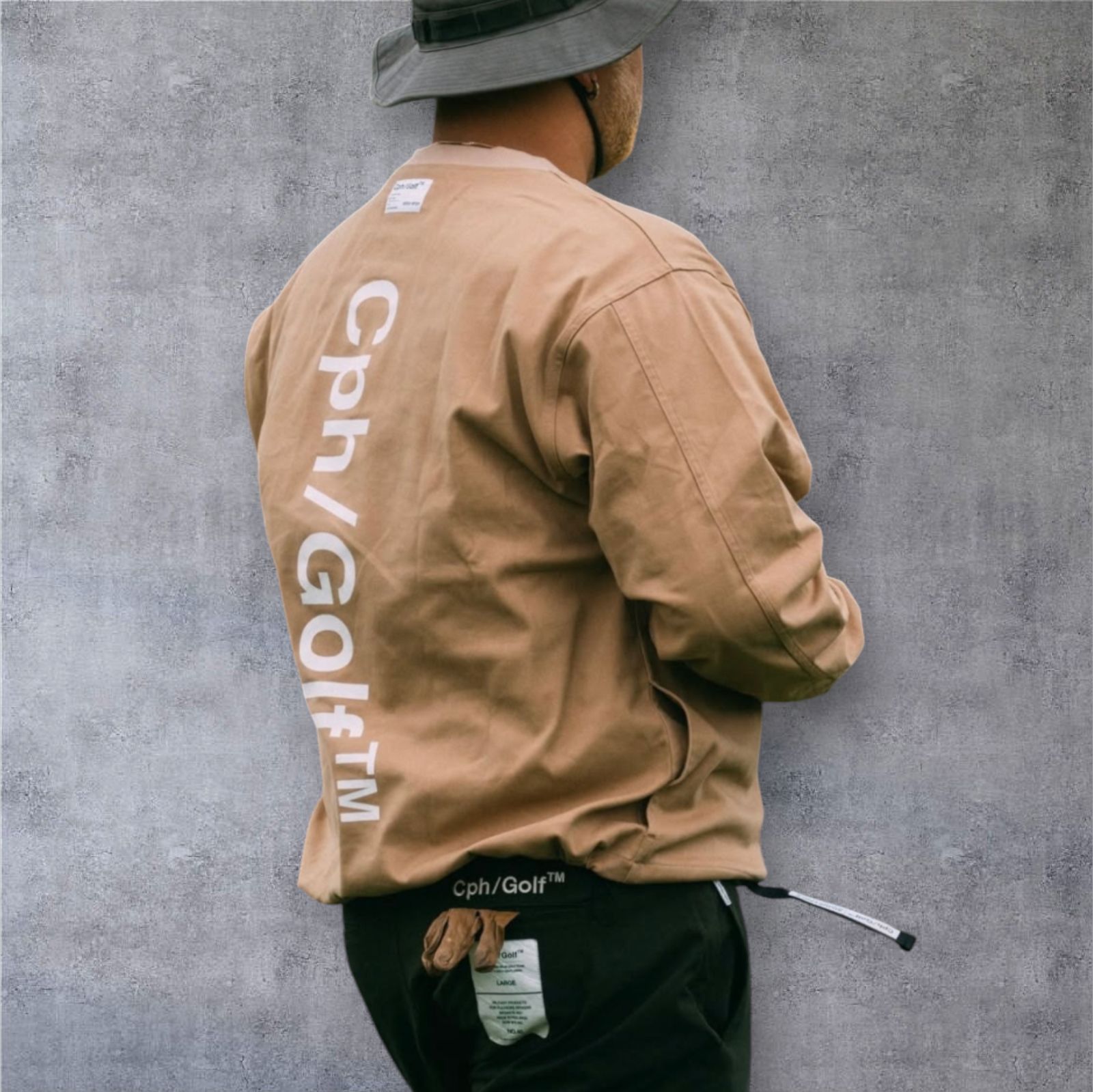 極美品 Cph/Golf CAPTAINS HELM GOLF COTTON TRACK PULLOVER JACKET
