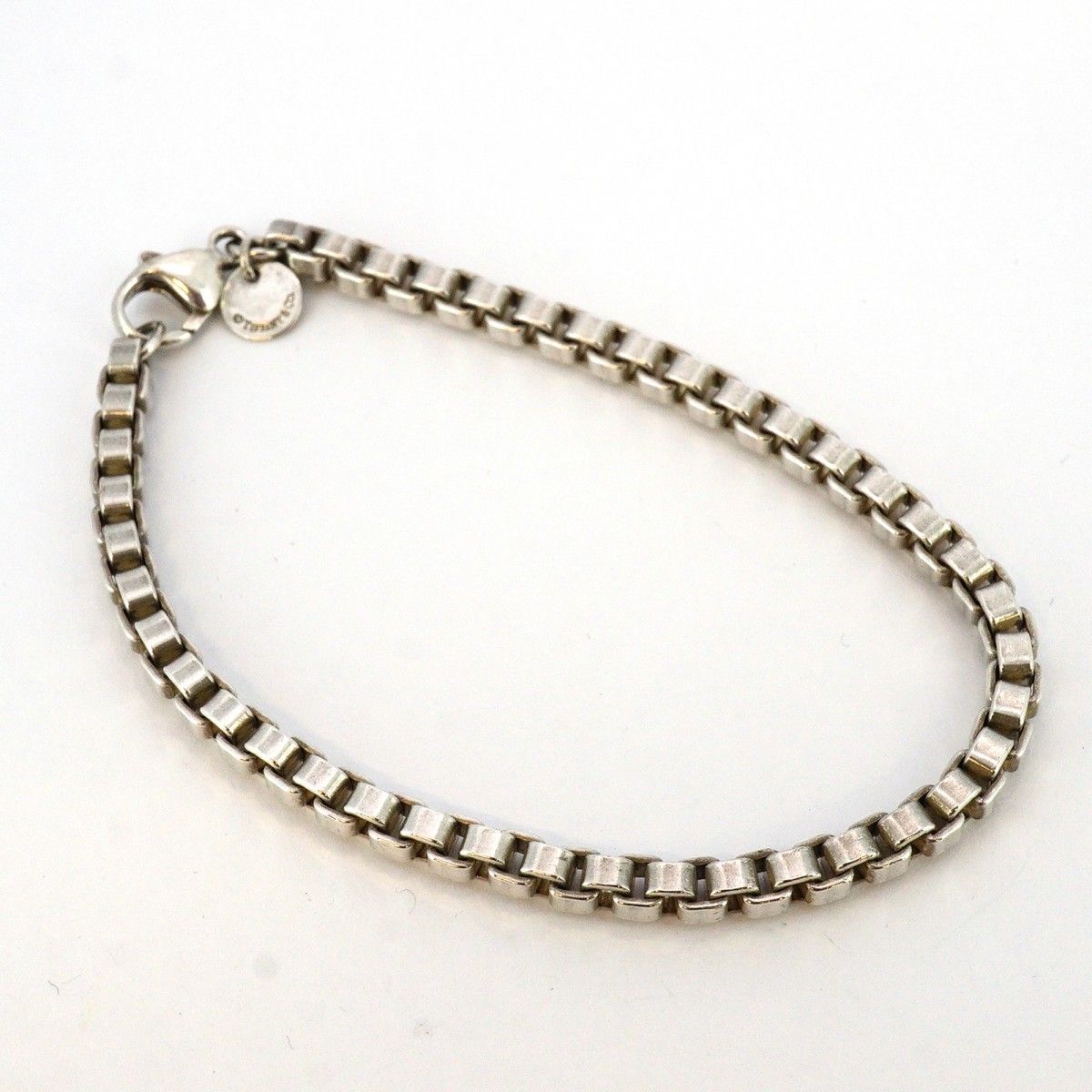 5jpb0573】ティファニー ブレスレット ベネチアン シルバー925【中古