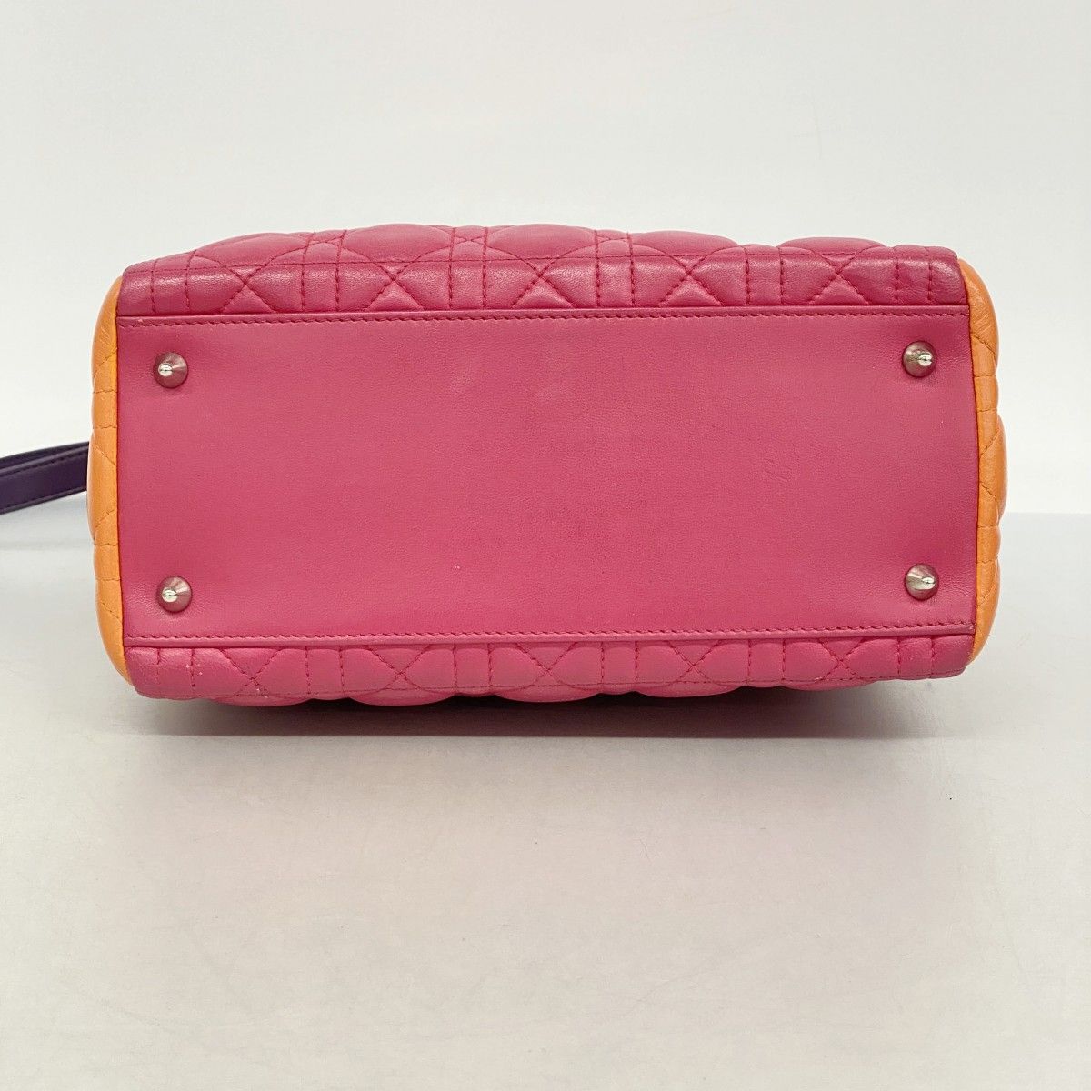 5pd5761】クリスチャンディオール ハンドバッグ カナージュ レディ