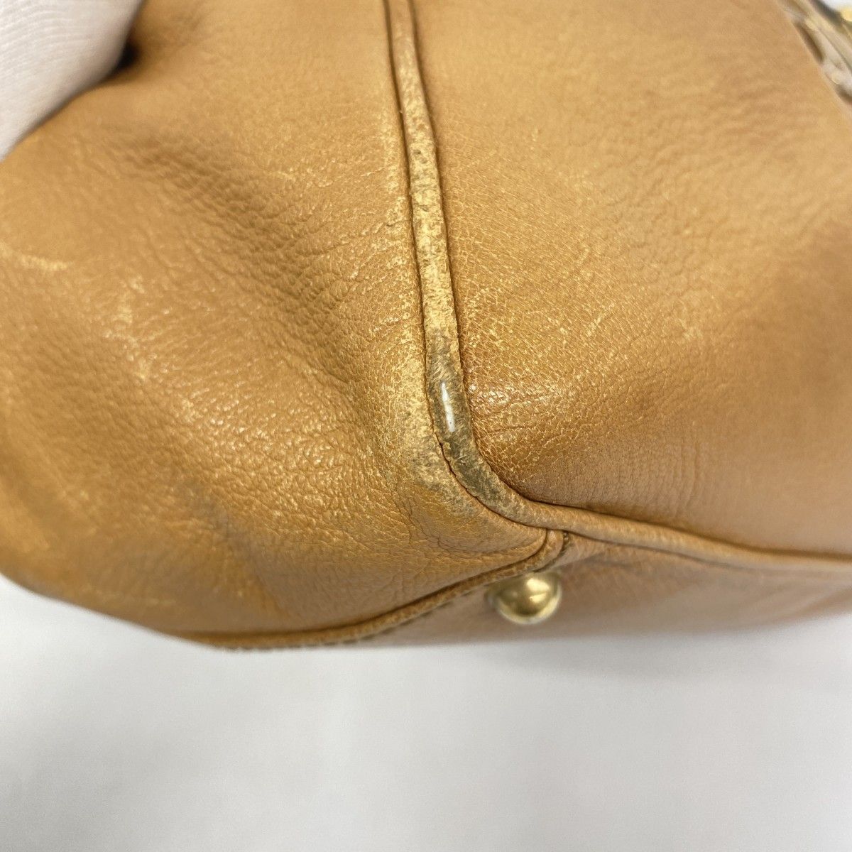 5pd5789】グッチ ショルダーバッグ インターロッキングG 121544 レザー