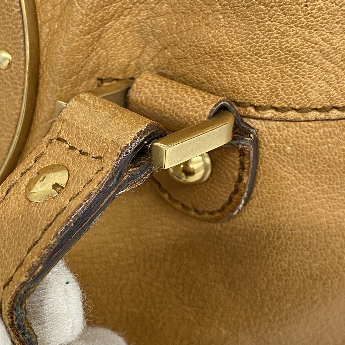 5pd5789】グッチ ショルダーバッグ インターロッキングG 121544 レザー