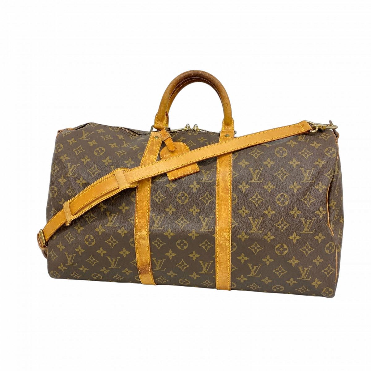 5pd5982】ルイヴィトン ボストンバッグ モノグラム キーポルバンド