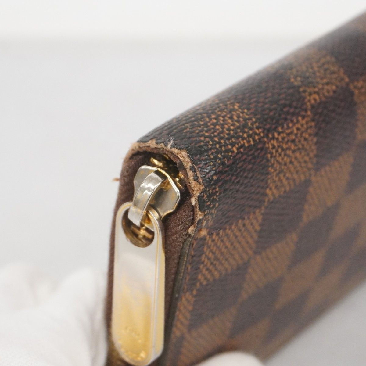 5pd6010-k】ルイヴィトン 長財布 ダミエ ジッピーウォレット N60015