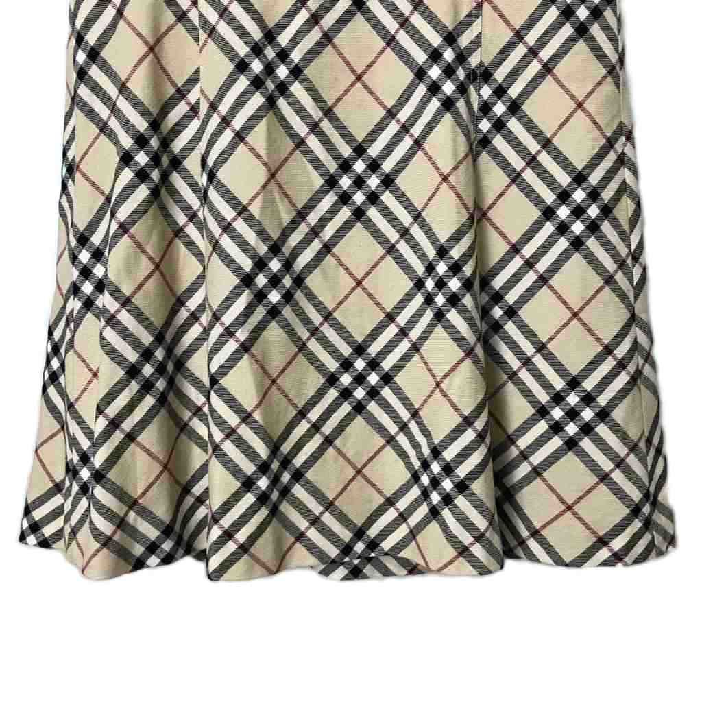 バーバリー ロンドン BURBERRY LONDON ノバチェックスカート ウール