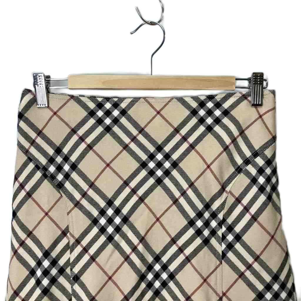 バーバリー ロンドン BURBERRY LONDON ノバチェックスカート ウール