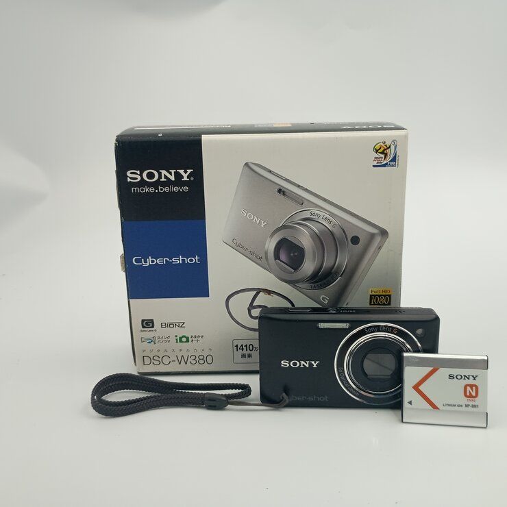 Sony Cyber-Shot DSC-W380 Compact DIGITAL Camera Black 黒