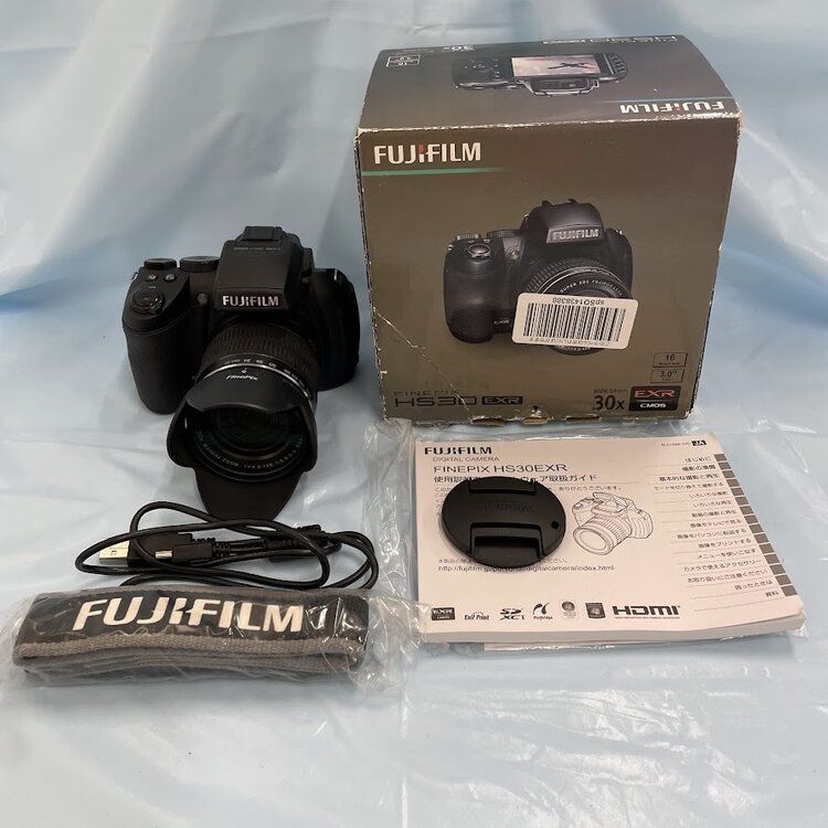 FUJIFILM｜FinePix HS30EXR｜ブラック｜動作確認済み FUJIFILM Finepix HS 30 EXR 動作確認済み デジタルカメラ 【公式通販】
