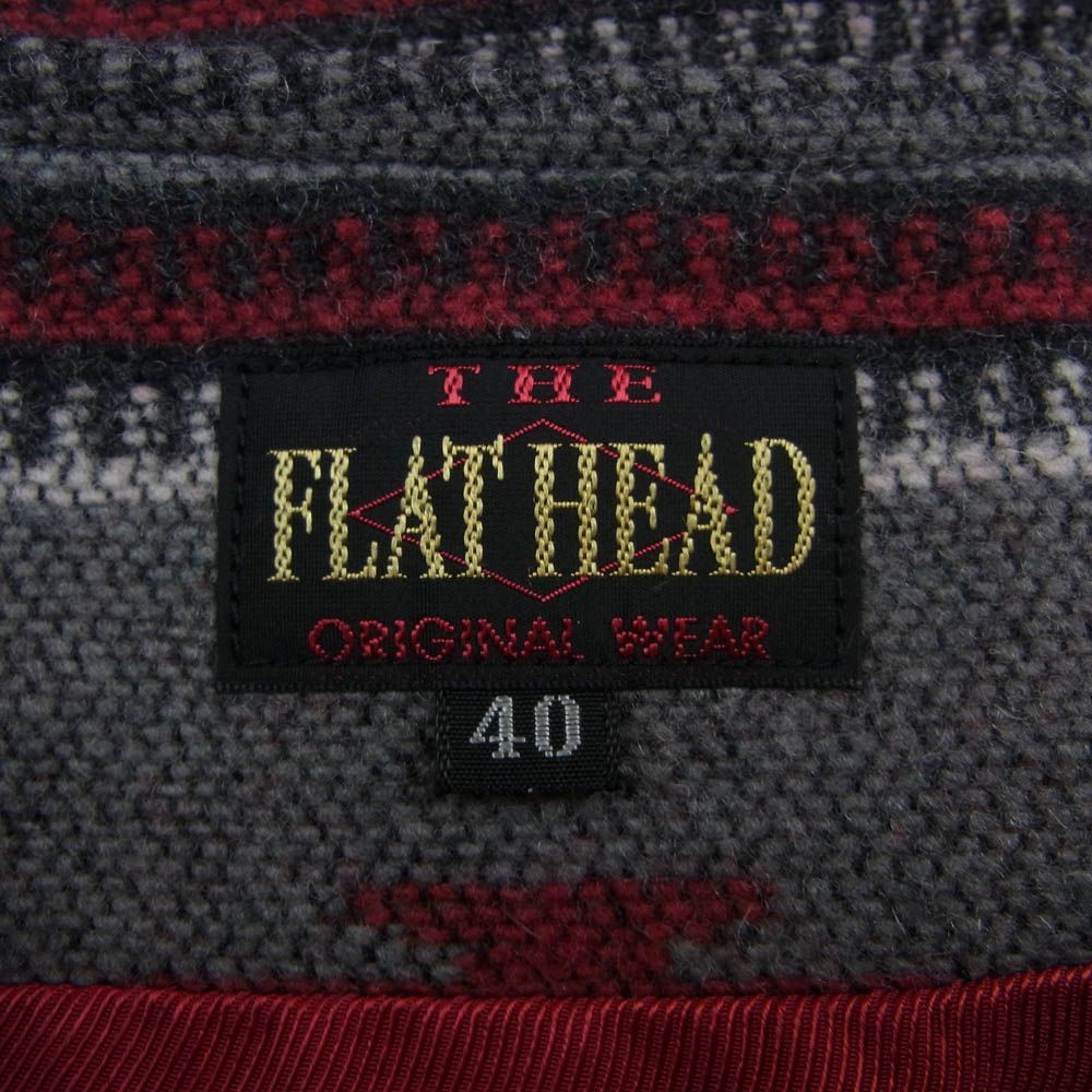 THE FLAT HEAD ザフラットヘッド BKV-01 NATIVE BLANKET VEST