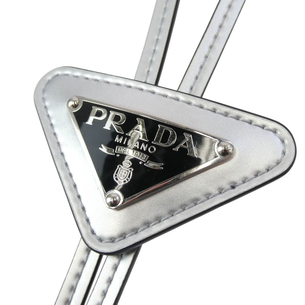PRADA プラダ 001・3346 三角 トライアングル ロゴ プレート