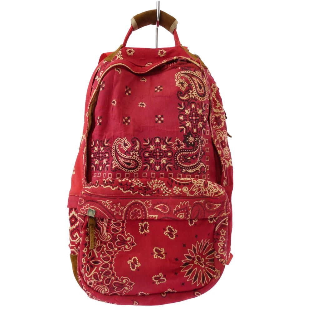 バッグ visvim ICT BANDANA 22L BACKPACK RED VISVIM ビズビム ICT BANDANA 22L バンダナ柄 バックパック リュック
